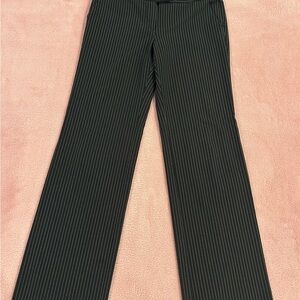 Victoria's Secret Black Pinstripe Dress Pants